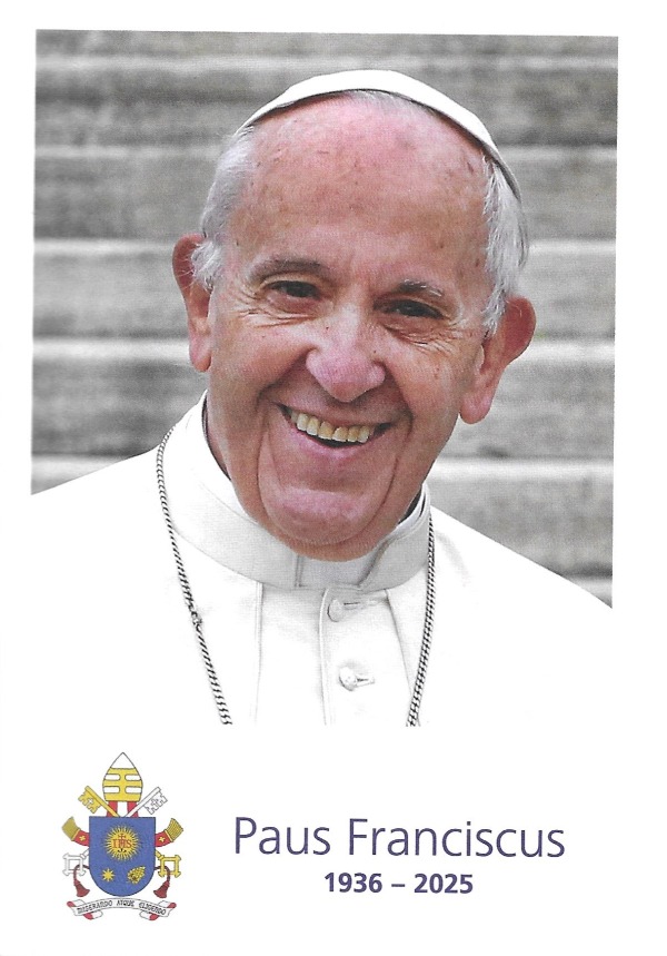 Bidprentje Paus Franciscus site