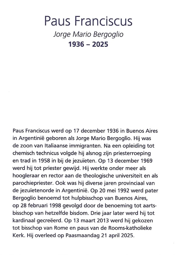 Binnenkant bidprentje side